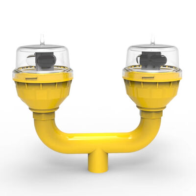 ICAO uyumlu IP66 Su geçirmez LED Havacılık Engelli Fener 100000 Saatlik Yaşam Süresi