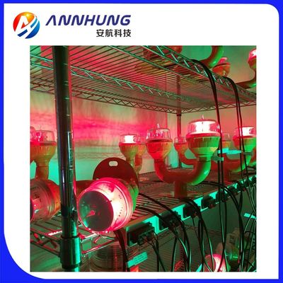 Yüksek Binalar İçin Kırmızı Çift Engel Işık / Led Uçak Uyarı Işıkları