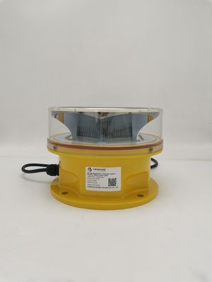Orta Yoğunluklu Uçak Uyarısı için UV Polikarbonatlı 60FPM GPS Sync LED Havacılık İkaz Lambası
